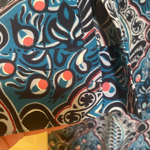 LOFT Multicolor Geometric Print Dress.  Size Medium. - Picture 2 of 7